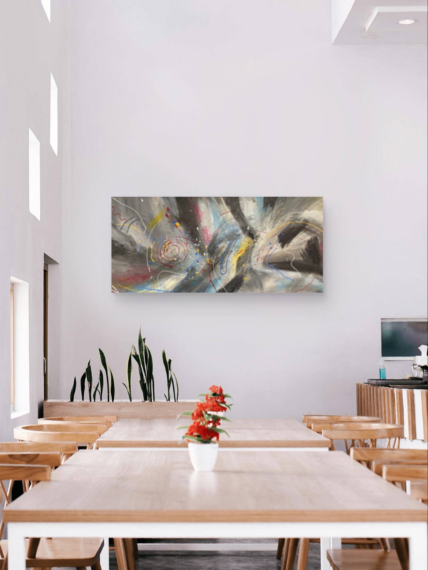 Color Drift Print Mounted on Wood - Image 3