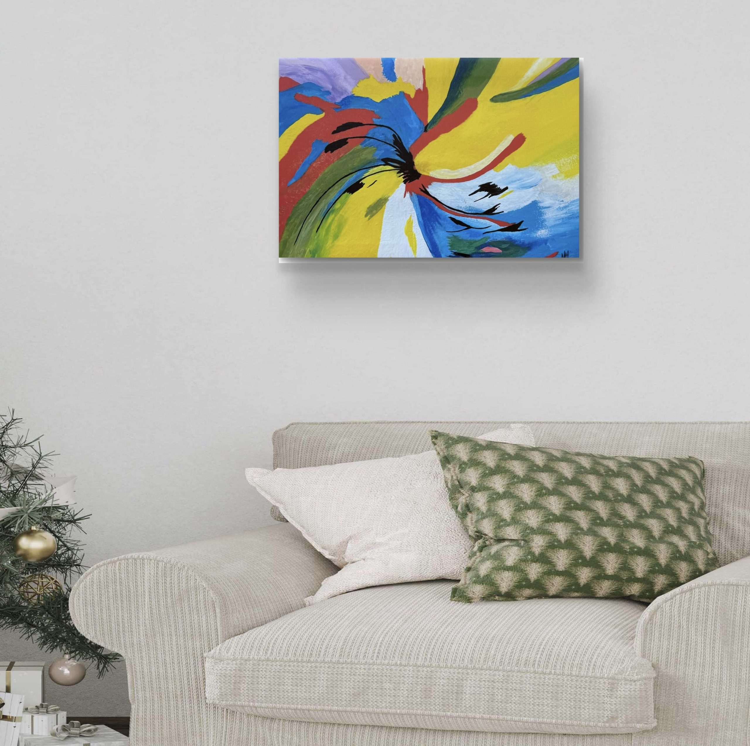 Radiant Harmony Print Mounted on Wood - Image 2