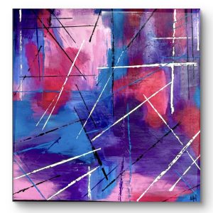 Color Jam Print Mounted on Wood