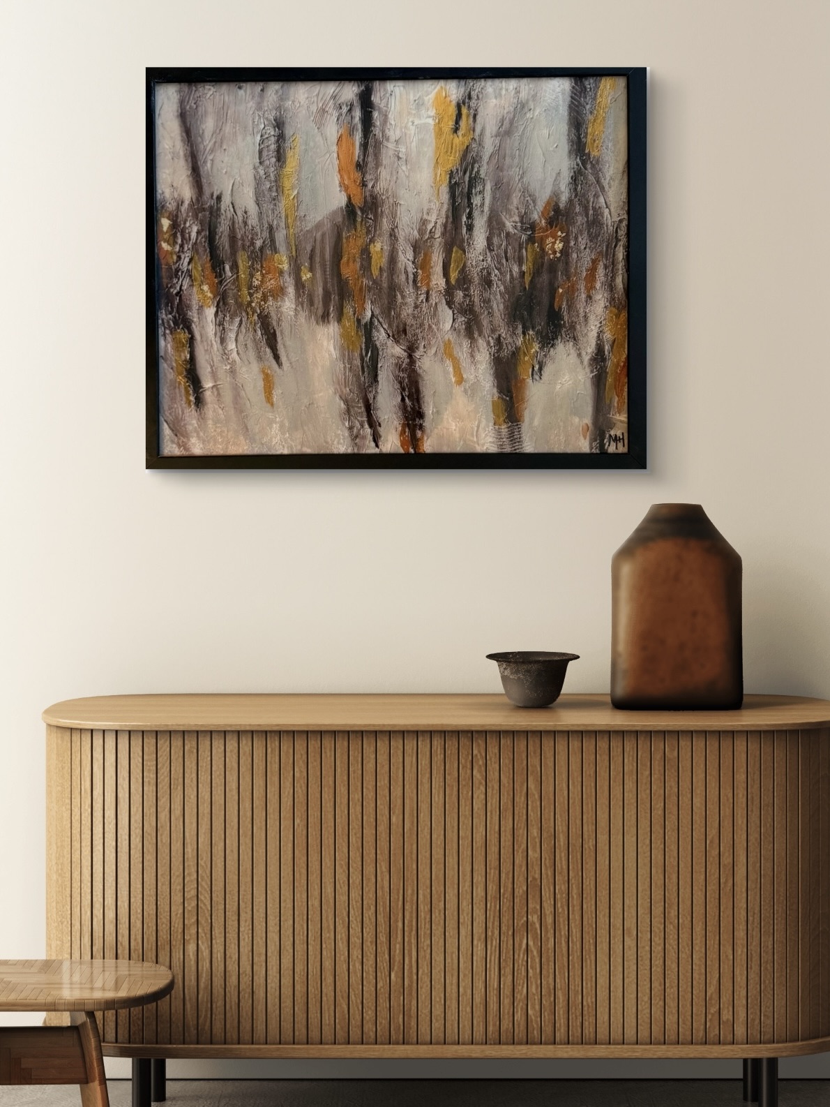 Veil of Silence Print Mounted on Wood - Image 2