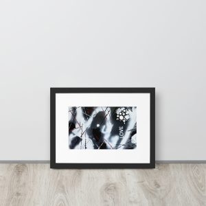 Gratified Heart Matte Paper Framed With Mat