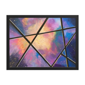 Framed photo paper poster